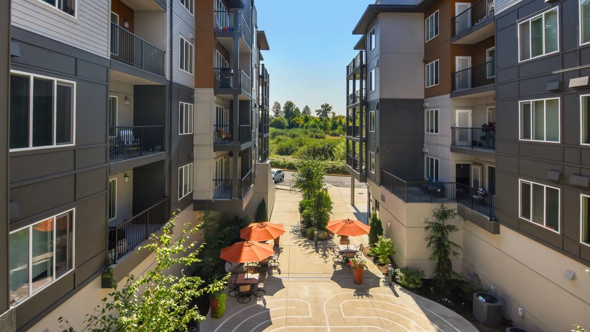 Central courtyard